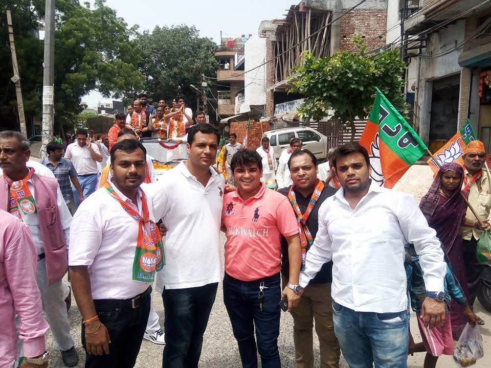 With the Party and PM Modi