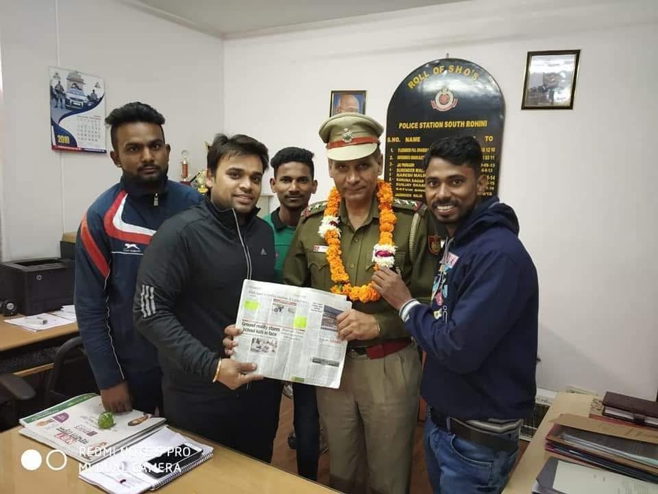 Honouring Delhi Police