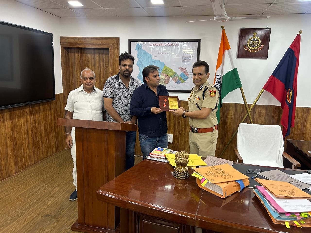 Honouring Delhi Police